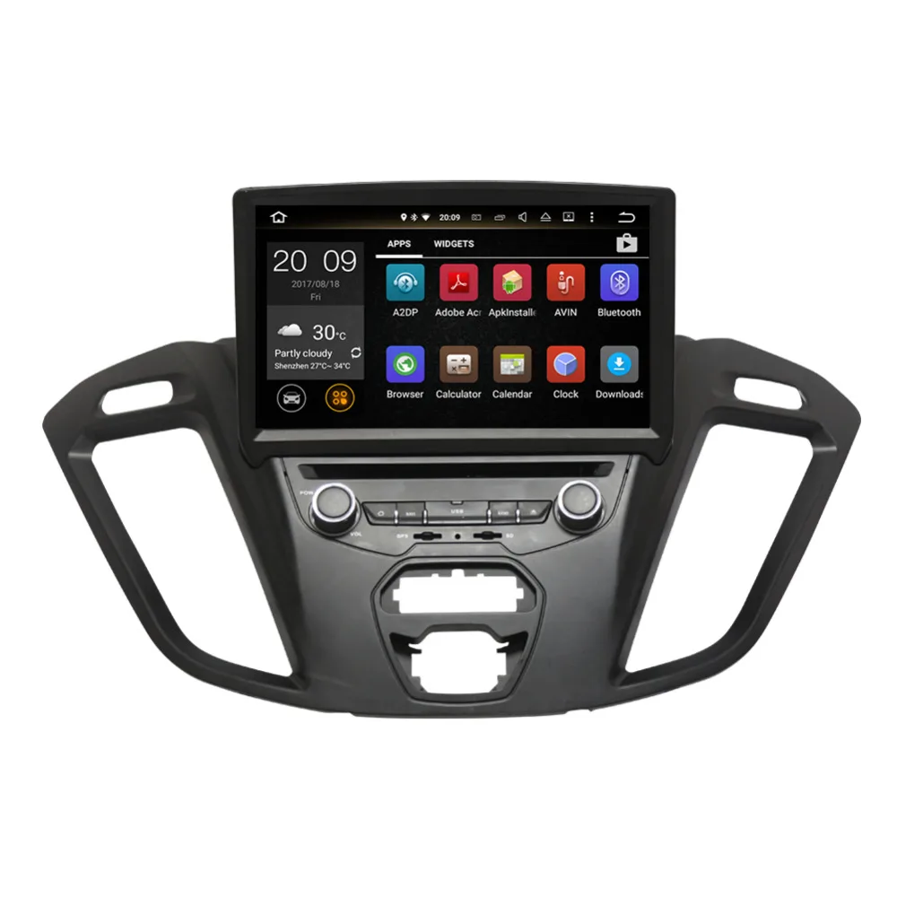 Android 8 0 Восьмиядерный 4 Гб RAM Автомобильный GPS навигатор с Bluetooth для Ford Tourneo 2013-Авто