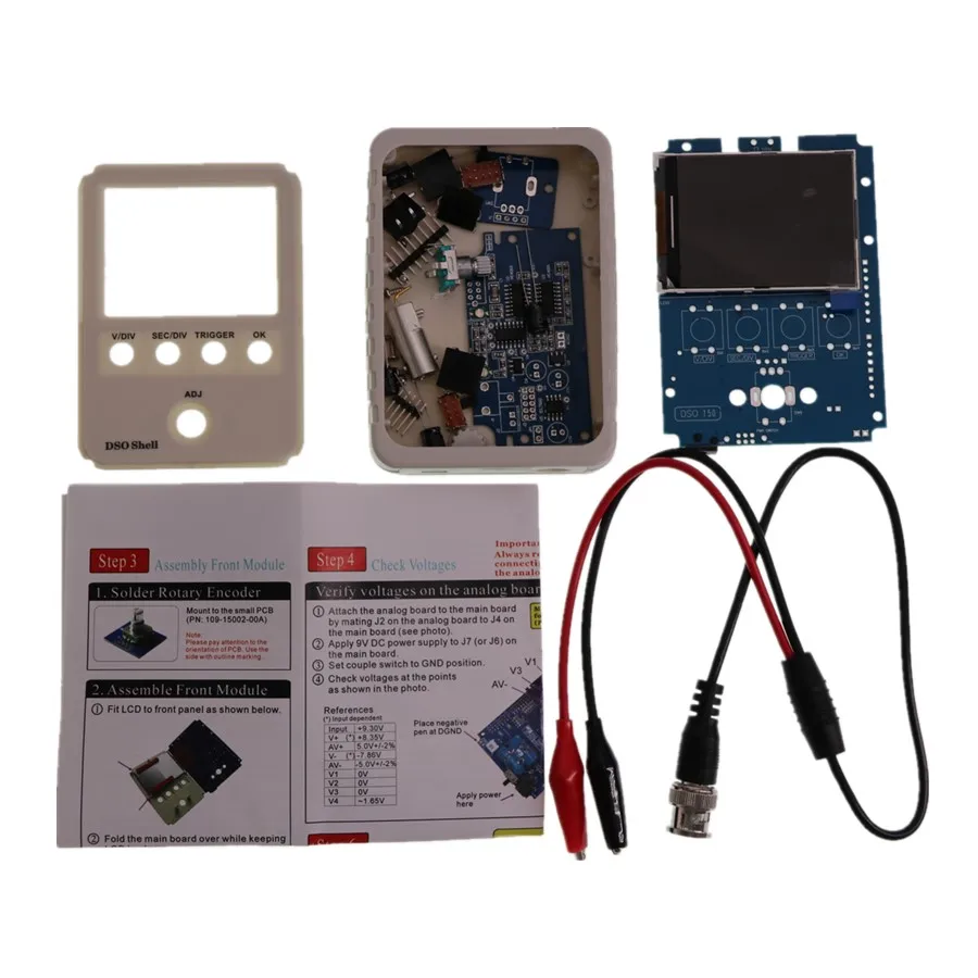 Оригинальный DSO Shell осциллограф (DIY Kit) с новейшей прошивкой 120 SMD pre soldere электронный