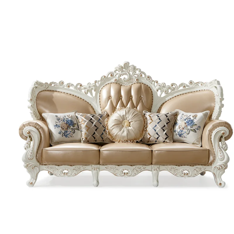 Деревянный резной дизайн необычный диван набор новая модель Роскошная гостиная
