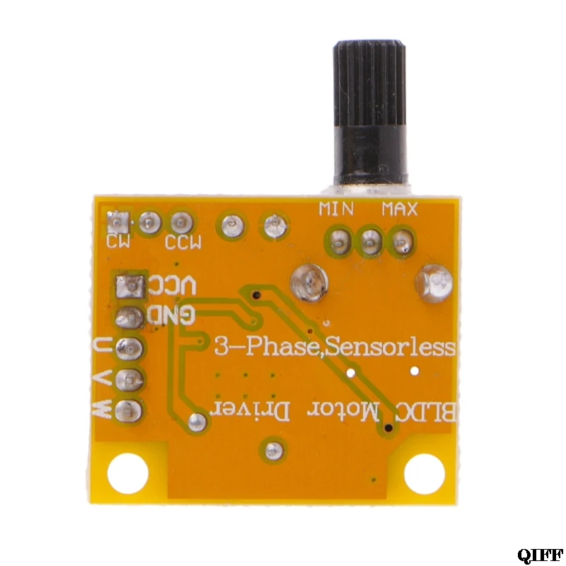 DC 5 V-12 V 2A 15W Бесщеточный Регулятор скорости двигателя без зала BLDC плата драйвера Mar28