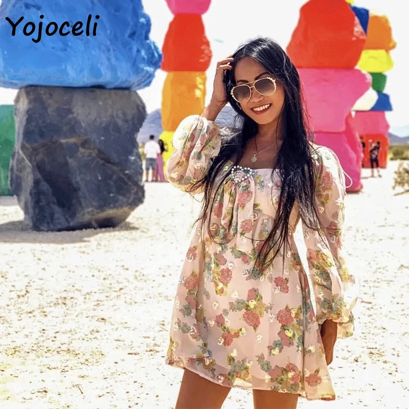 Yojoceli сексуальное женское платье с блестками 2019 летнее открытыми плечами бантом