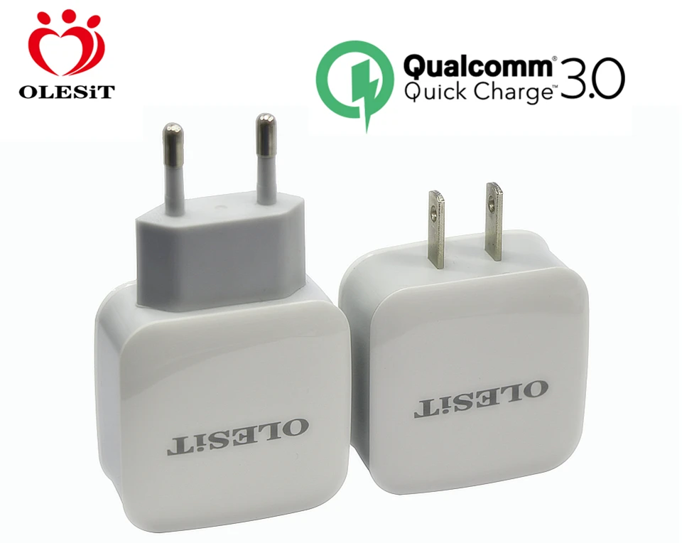 Olesit зарядное устройство Qualcomm Quick Charge 3.0 18 Вт 3A (макс.) ЕС Plug Быстрый USB адаптер для