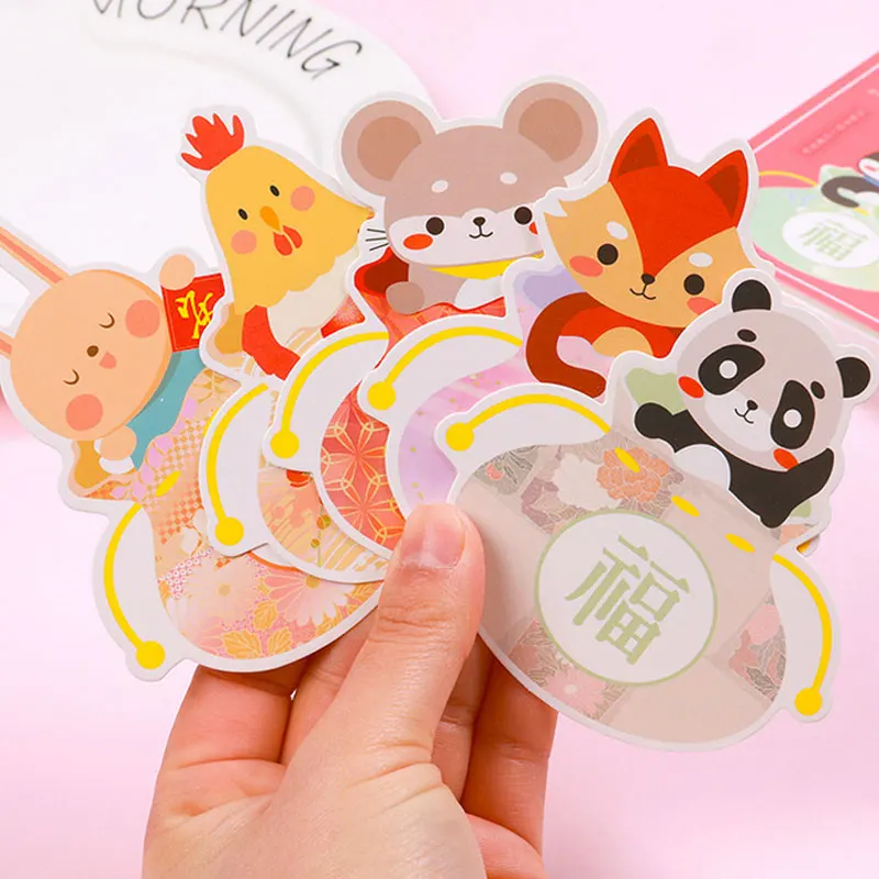 30 шт. милая сумка для домашнего животного открытка с героями мультфильмов панда