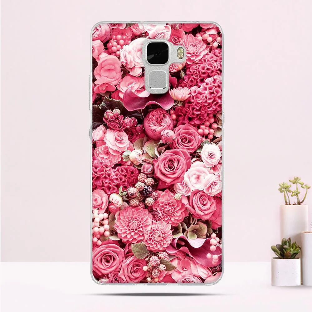 Для huawei Honor 7 Чехол Ультра тонкий мягкий силиконовый чехол для huawei Honor 7 чехол 3D узор TPU тонкая задняя защитная оболочка