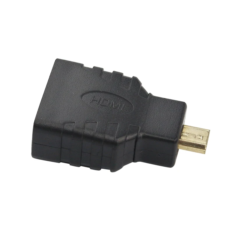 Адаптер 1080P Micro HDMI совместимый адаптер папа мама Золотой удлинитель конвертер для