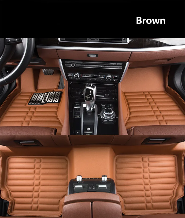 

Auto Floor Mats For Hyundai TUCSON 2015-2018 Foot Carpets Step Mat High Quality New Water Proof Clean Solid Color Mats