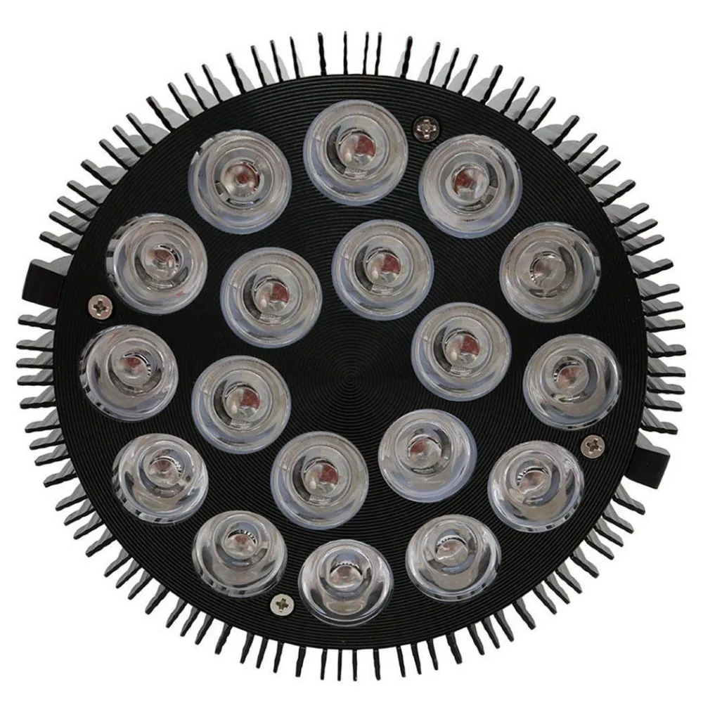 Spider COB 36 Вт все темно красный 660nm светодио дный растет свет лампы PAR38 растут