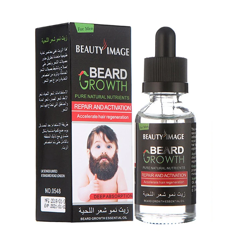 

Natural Organic Men Beard Growth Oil Beard Wax balm Hair Loss Products Leave-In Conditioner for Groomed Beard Growth 40ml