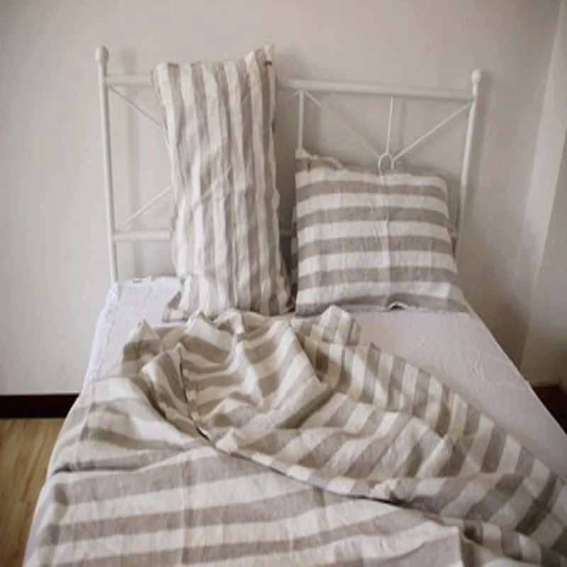 Комплект постельного белья из 3 предметов белье с французской промывкой