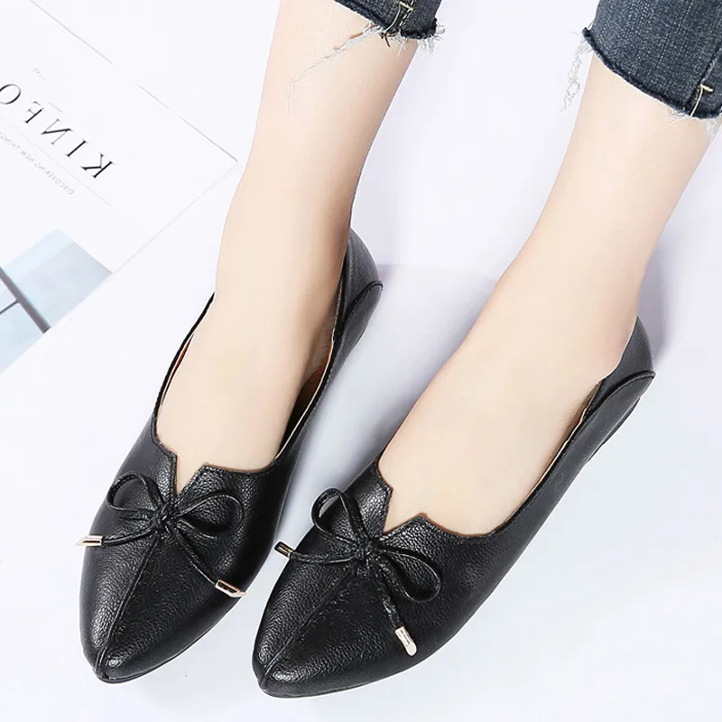 Женская обувь на плоской подошве коллекция 2019 года весенние балетки из