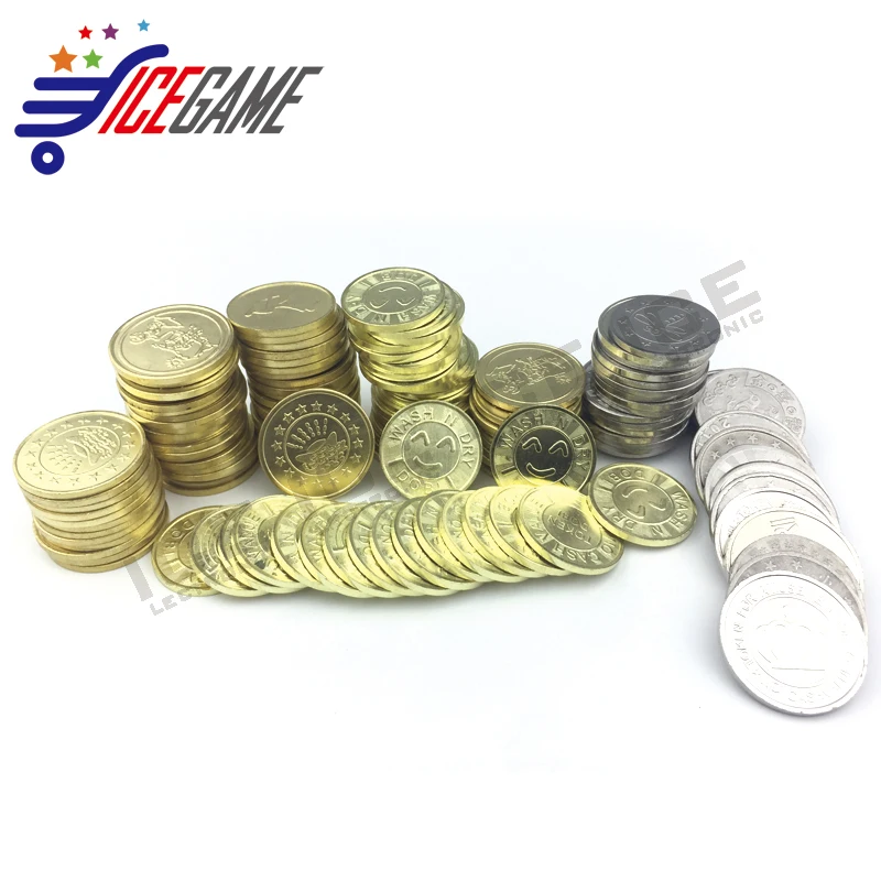 Изготовленный На Заказ игровой жетон Аркада монеты машина маркер Прачечная