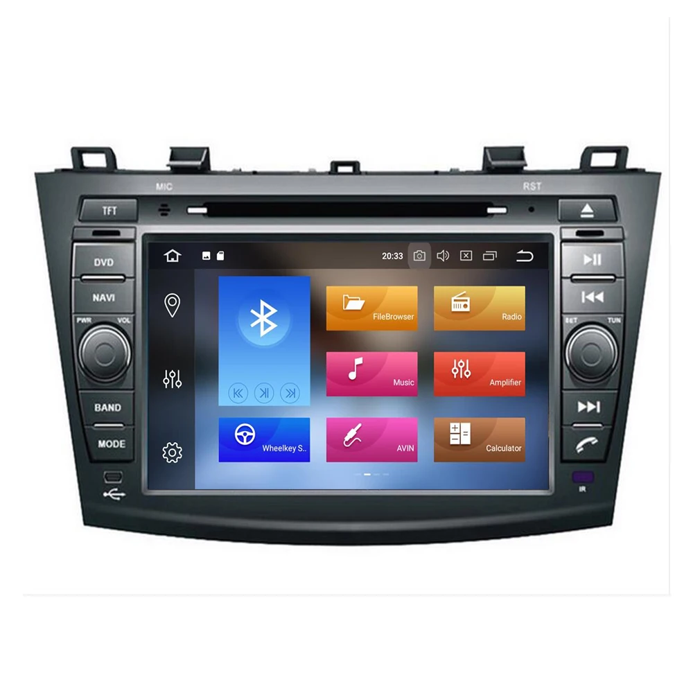 Android 10 4 + 32 Гб 8 ядер IPS автомобильный DVD GPS для Mazda 3 Axela 2009 2010 2011 2012 WIFI Авторадио