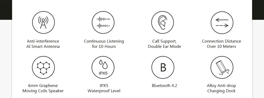 Lenovo Air TWS True беспроводные наушники IPX5 водонепроницаемые стерео наушники с микрофоном и зарядной док-станцией для мобильного телефона