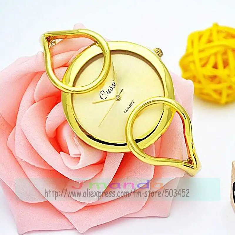 100 шт./лот модная новая модель часы-браслет cussi Лидер продаж эксклюзивные женские