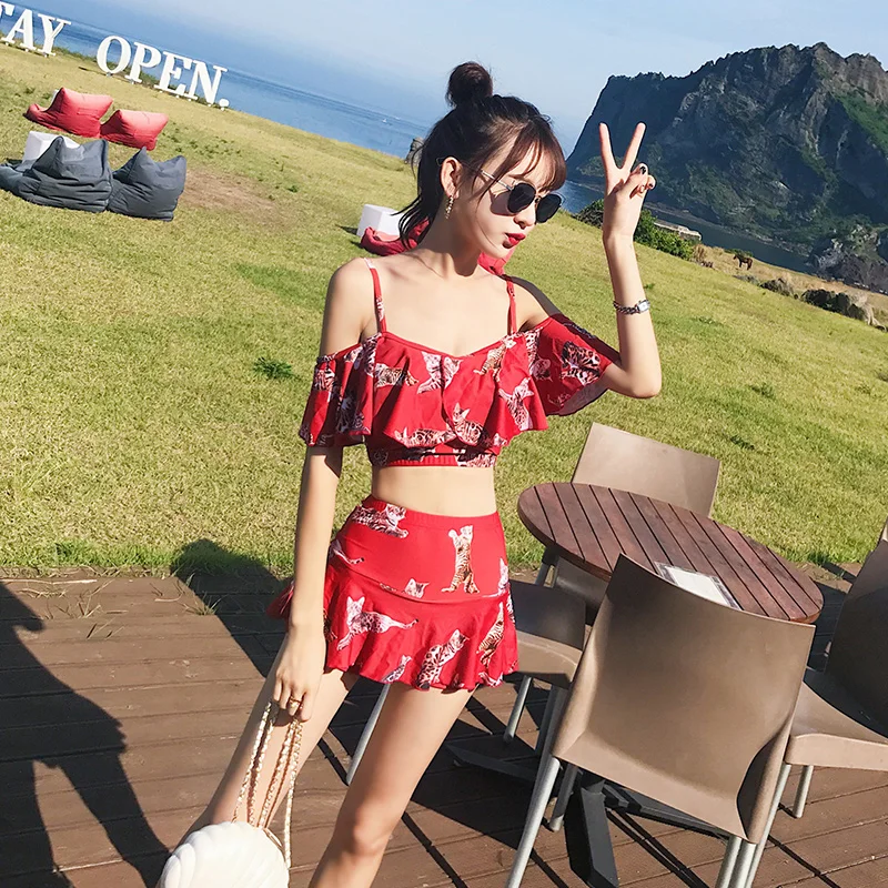 2017 Купальники для малышек Для женщин Двойка бикини Дамская ванный комплект с