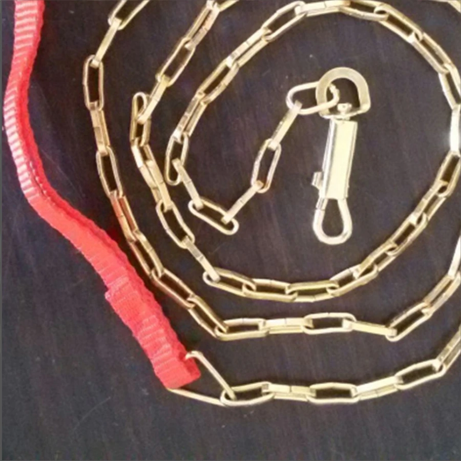 Маленькая собачья цепь поводок для кошек тренировочные металлические поводки