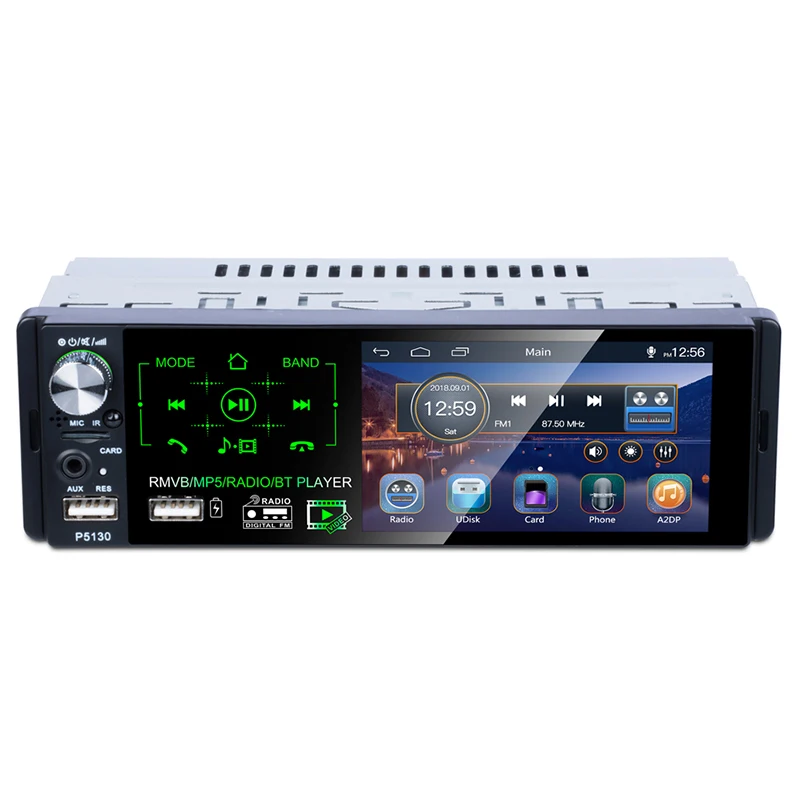 Zeepin P5100 Car MP3 Player WiFi BT4.1 4 Inch Touch Screen Reverse Image FM Lossless Music HD Video with Steering Remote Control |