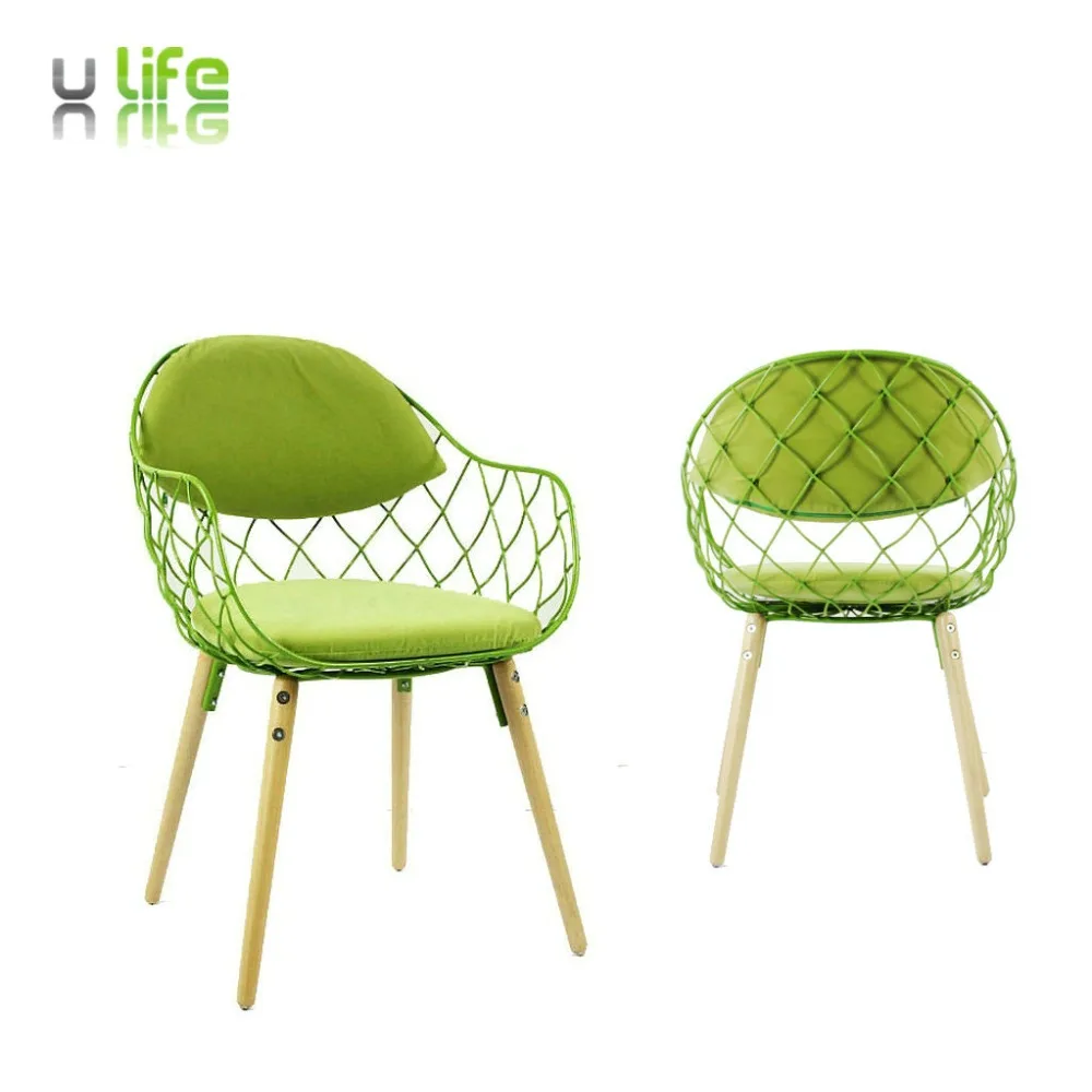 Новый стиль отдыха металлическая корзина Craetive вырез гостиная стул | Мебель