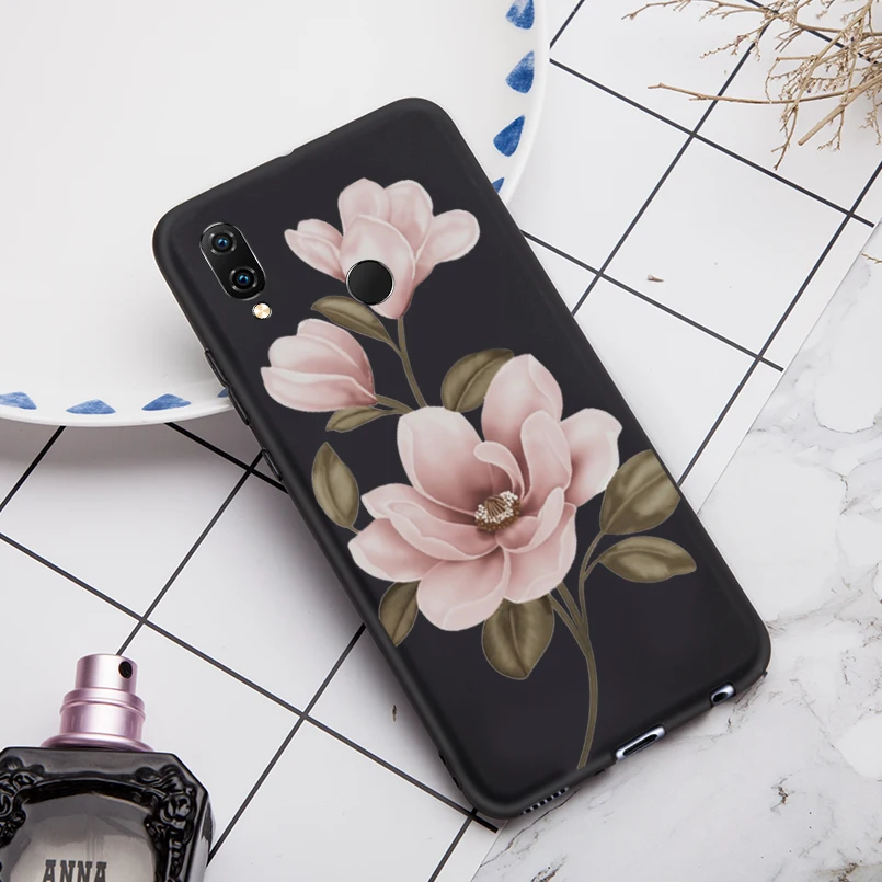 ASINA силиконовый чехол для huawei Nova 3i Оригинальный 3D защитный кожух с цветком 3