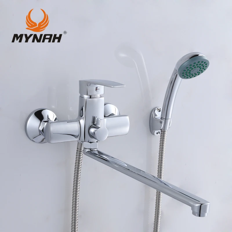 MYNAH русская Бесплатная доставка смеситель для душа ванны Душевая система