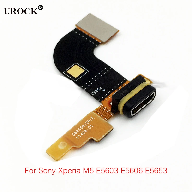 Оригинальный Новый USB разъем для зарядки гибкий кабель с микрофоном Sony Xperia M5 E5603