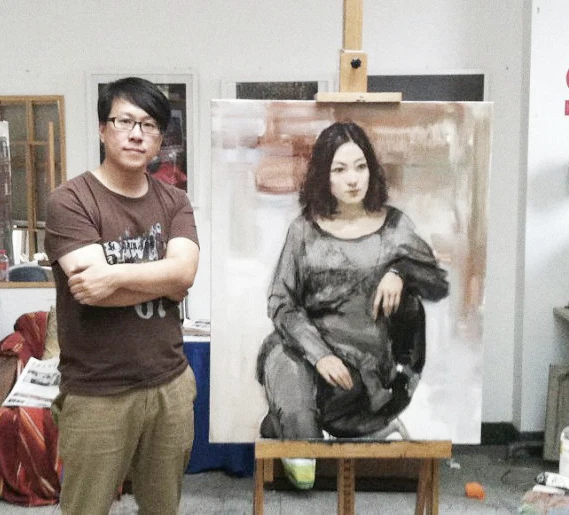 Художественная картина маслом на заказ портрет с фотографий 100% ручная роспись