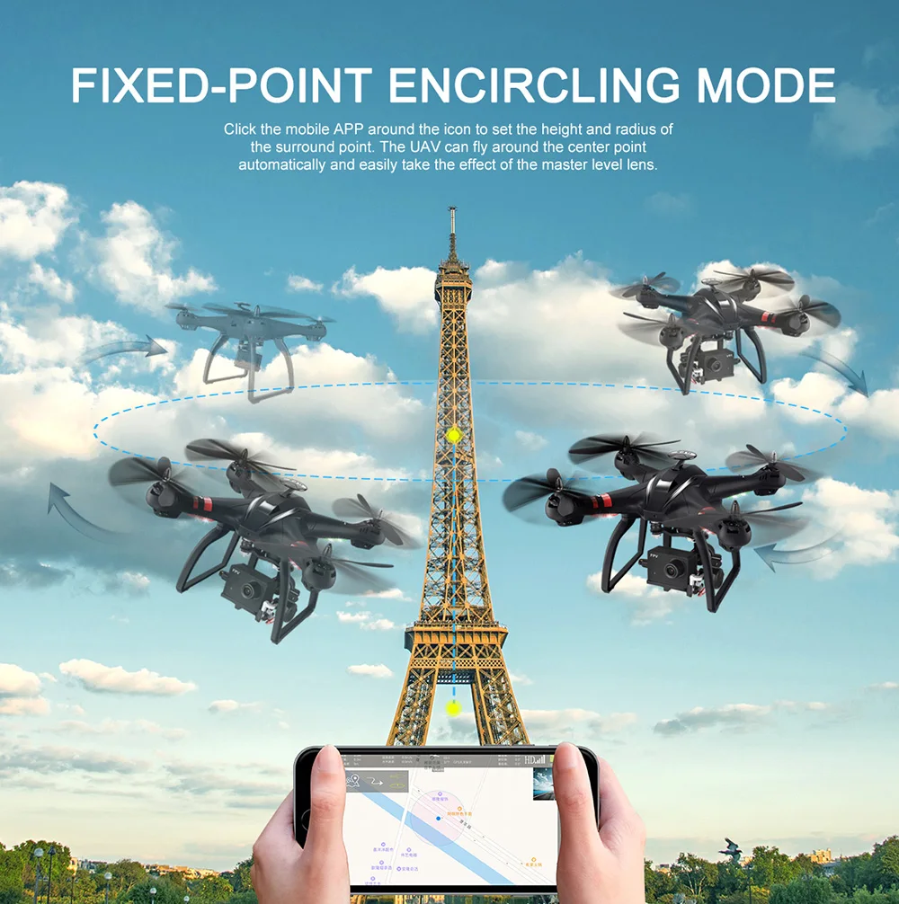 X22 двойной gps WiFi FPV Бесщеточный Дрон 2,4 ГГц беспроводной пульт дистанционного управления Gimbal 1080P HD камера RC Квадрокоптер RTF Дрон для начинающих