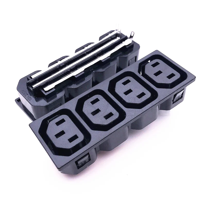 Черный CE Rohs 250v 10a abs Материал IEC-C13 AC Разъем питания PDU/UPS четыре женские преобразования выход