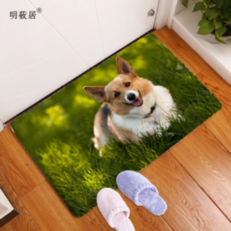 Homing, Новое поступление, коврики для входной двери, персонаж 3D, собаки, животные, коврики с узором, гостиная, защита от пыли, коврики, домашний декор - Цвет: MI 19
