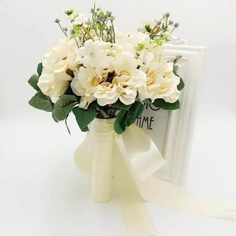 Бесплатная доставка букет свадебных цветов букетов 0223D|brooch bouquet|wedding flowers bridal