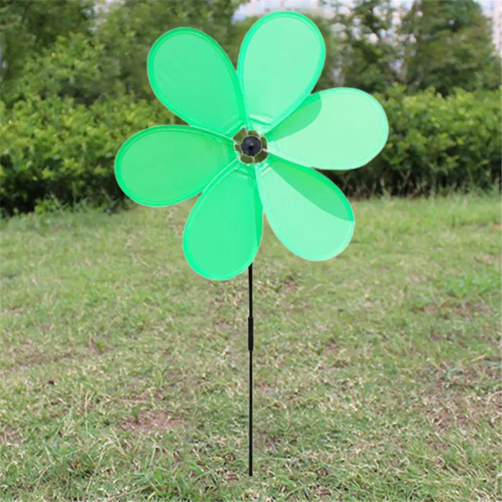 Флюгер Подсолнух лужайка Pinwheels ветряная мельница вечерние Pinwheel Wind Spinner для украшения сада безопасно использовать