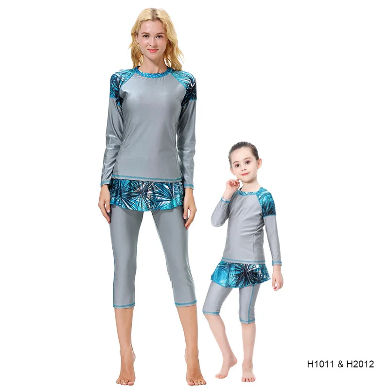 Женский купальник с длинным рукавом мусульманский стиль|Мусульманская одежда| |