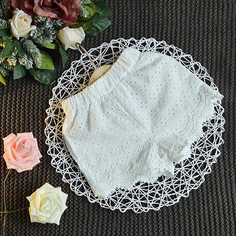 Кружевные шорты принцессы для маленьких девочек на лето весну 2019 детские одежда