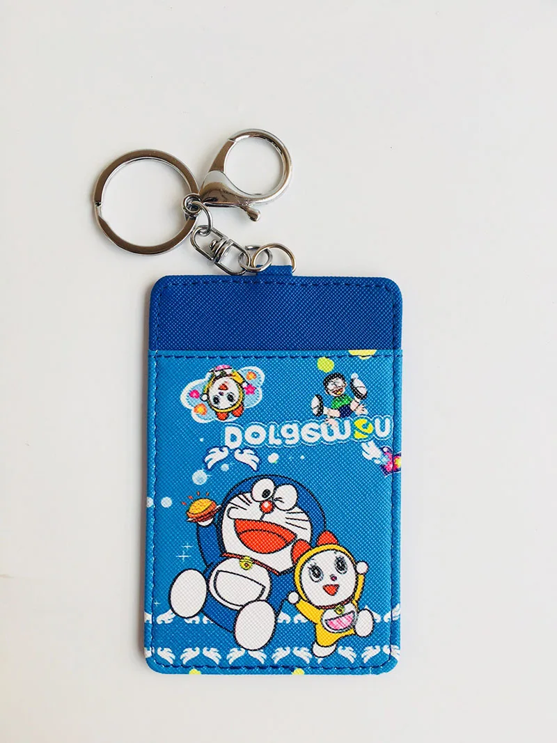see chart IVYYE 1 шт. Doraemon аниме плюшевый держатель для карт PU мультфильм Кредитные ID Сумки монета автобус карта кошелек малыш девочки подарки на день рождения Новинка - Цвет: see chart