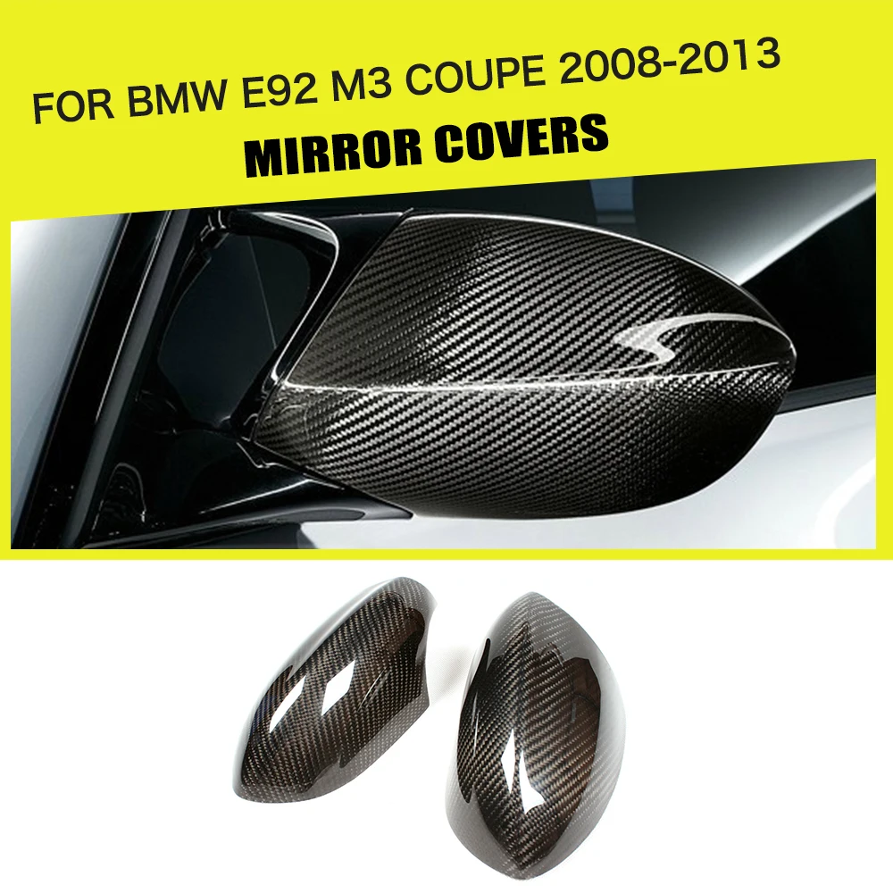 Накладки на зеркало заднего вида для BMW 3 серии E92 M3 Coupe 2008 2013|carbon trim|e92 carbonbmw e92 m3 carbon |