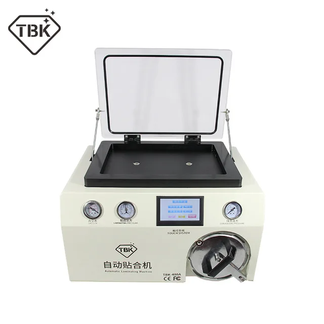 TBK 408A 15 дюймовый вакуумный насос LCD OCA ламинирующая машина дебарбер в одном