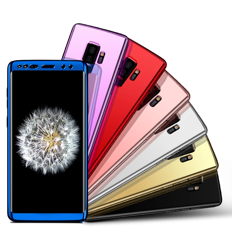 360 Полное покрытие зеркальный чехол для samsung Note 9 S10 Plus S8plus жесткий защитный чехол для samsung Galaxy S9 Plus S7 Note9 чехол s10lite