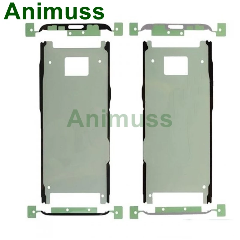 Animuss рамка Стикеры для Samsung Galaxy s6/s6 edge/S7 G930/S7 Edge/S8/S8Plus G935F/S9 G9600 ЖК дисплей передняя