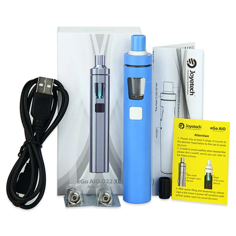 Распродажа Joyetech EGo AIO D22 XL комплект встроенный 2300 мАч аккумулятор с 4 мл атомайзер