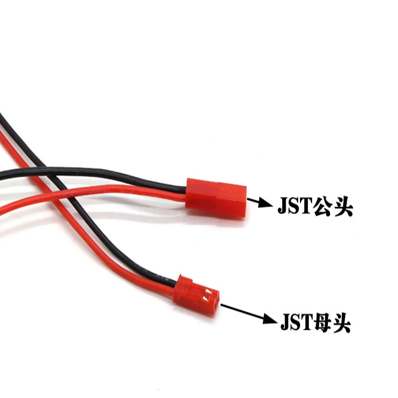 10 пар 100 мм JST разъем кабель мужской + женский с 22 AWG для RC батареи авто E