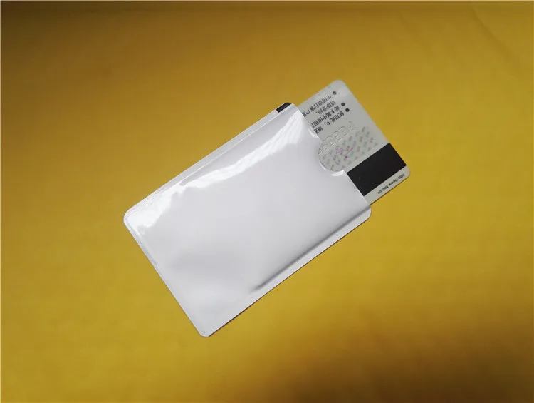 5 шт. уплотненная алюминиевая фольга Rfid защита держатель для кредитных карт Анти Rfid Блокировка считыватель замок держатель для банковских карт