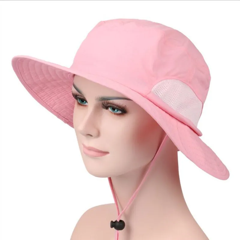 Летняя женская мужская Панама для УФ джунглей шляпы рыбалки Женская Мужская