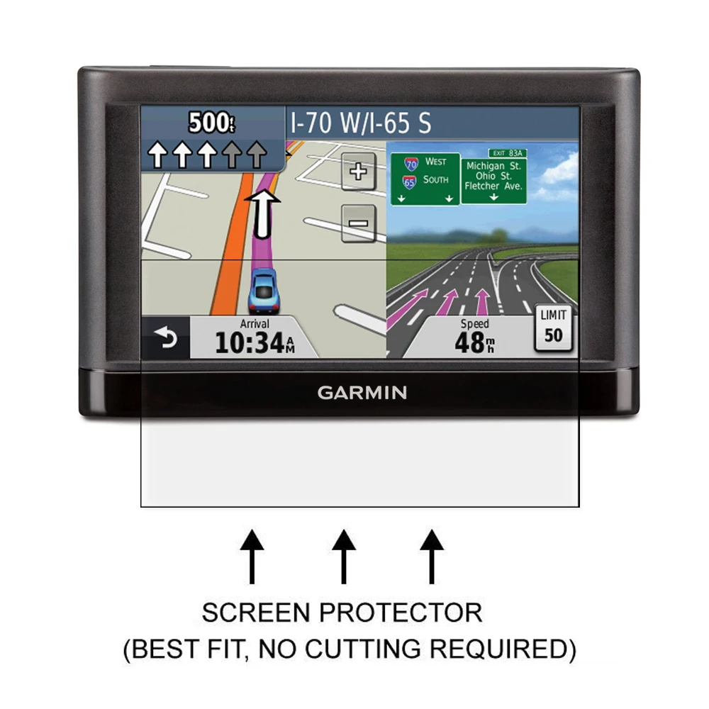 3x прозрачная защитная пленка для ЖК экрана с защитой от царапин Garmin Nuvi 44 44LT 44LM 44LMT 4