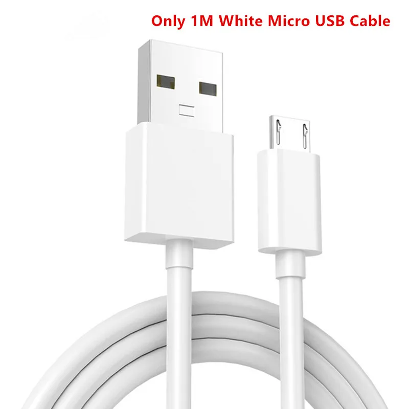 Микро USB настенное Зарядное устройство адаптер для samsung huawei Xiaomi кошка S60 S50 S41 S40 S31 S30 B15 B15Q B20 B30 B35 1м микро USB кабель - Тип штекера: Only White USB Cable
