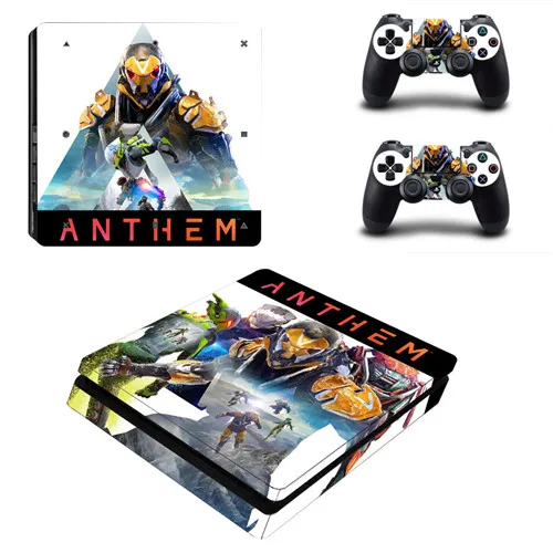 YSP4S-3267 Игра Anthem PS4 тонкая кожа Виниловая наклейка, стикер для Playstation 4 консоли и 2 контроллеры PS4 тонкая кожа Стикеры - Цвет: YSP4S-3267