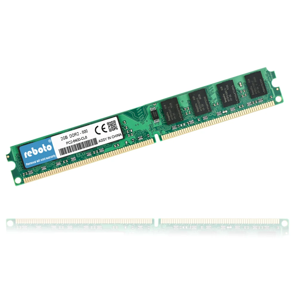 Reboto DDR2 800 МГц/667 МГц PC2 6400 5300 1 ГБ/2 ГБ для настольных компьютеров оперативная память
