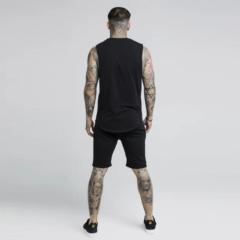 Новые летние мужские шелковые шорты с вышивкой для фитнеса бодибилдинга