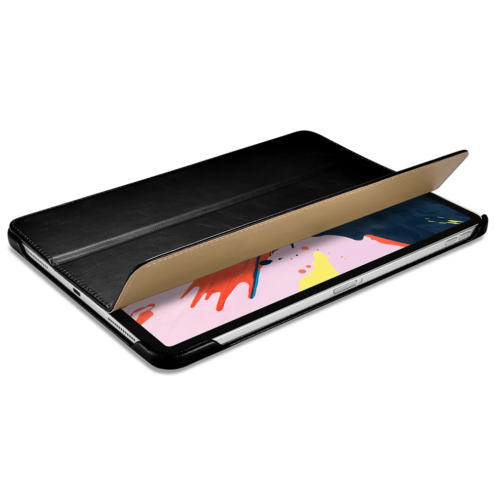 Icarer натуральная кожа планшет чехол для iPad Pro 11 дюймов крышка магнит смарт-чехол для Apple iPad Pro 1" Ультра Тонкий Стенд Сумка