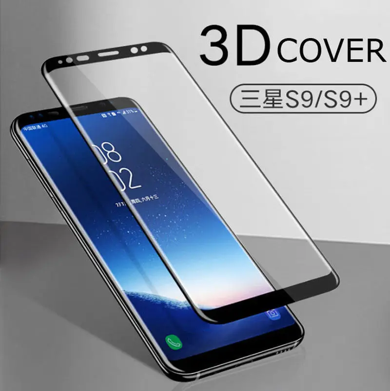 Temper Glass Full 3D Curved Screen Protector H9 For Samsung Galaxy S9 Plus S8 S7 S6 Note 8 | Мобильные телефоны и