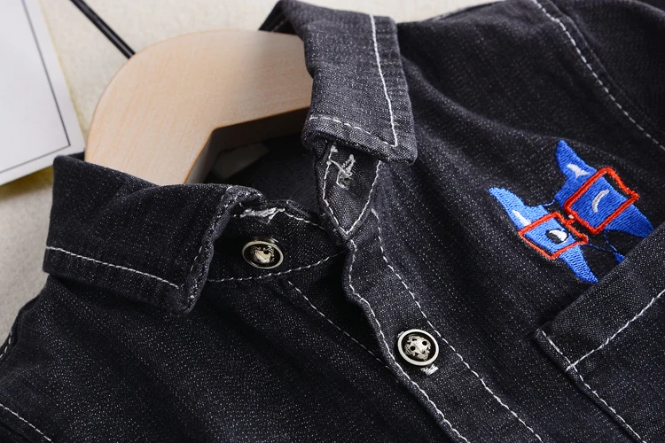 Baby boys clothes sets spring sutumn kids fashion long sleeve coats+pants 2pcs denim traacksuits for bebe infant clothing |